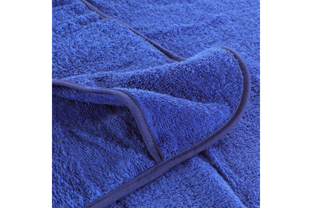 Beach Towels 2 pcs 75x200 cm Fabric 400 GSM in Royal Blue Color