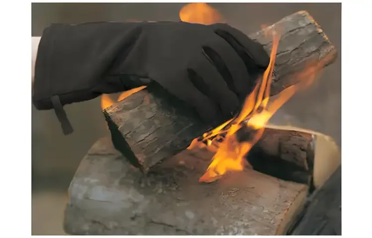HearthX Fireplace & BBQ Gloves – Heavy-Duty Heat Protection (Pair)