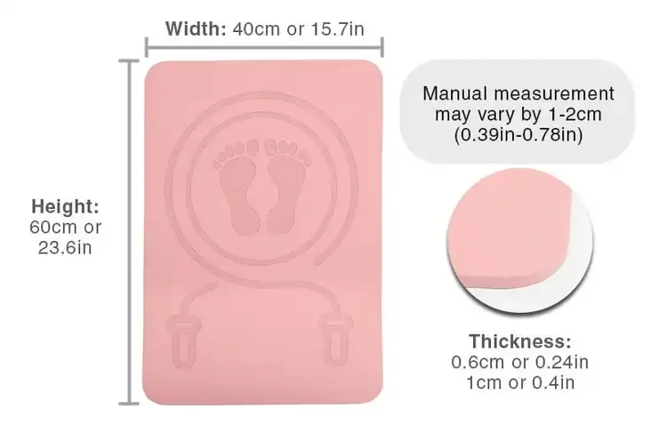 Pink Jump Rope Mat Specs