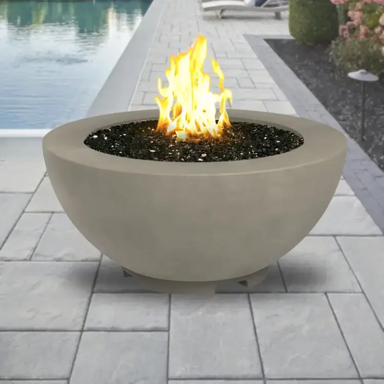 American Fyre Designs 32" Chat Gas Fire Bowl