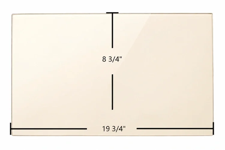 Vogelzang Mountaineer Ceramic Glass Panel - 19 3/4" x 8 3/4"