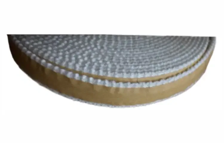 Wood Stove Glass Tape Gasket - 7ft Roll White with Adhesive