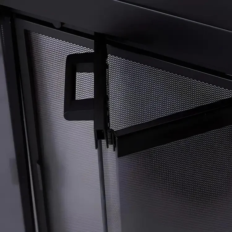 Ardmore Black Fireplace Door Bifold Doors Close Up