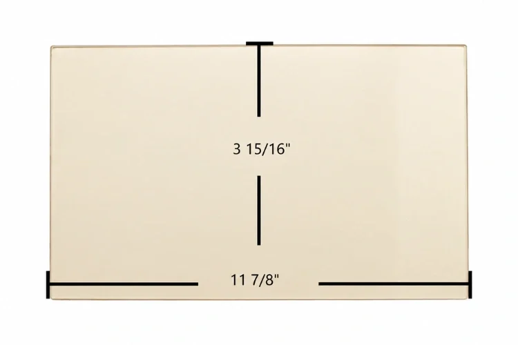 Jotul System 18 Replacement Ceramic Glass Panels – 11 7/8" x 3 15/16"