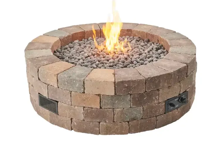 Bronson 59" Round Gas Fire Pit Kit