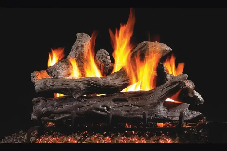 Real Fyre  Coastal Driftwood See-Thru Gas Log 24" Set with Burner