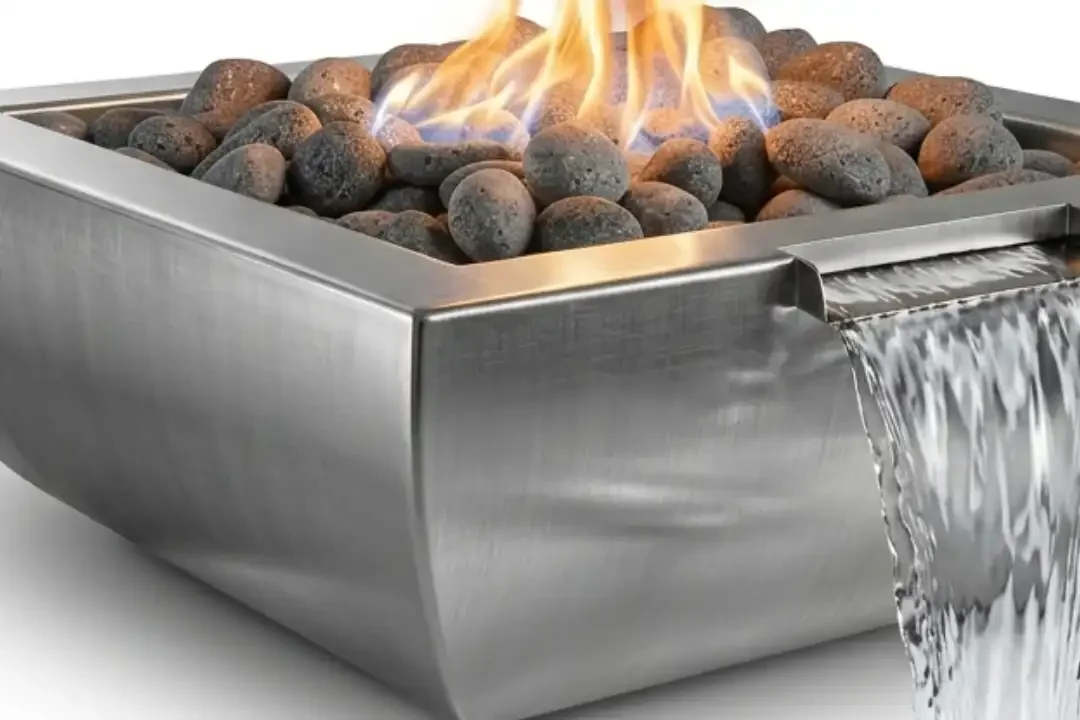 30" Avalon Fire & Water Bowl –  Stainless Steel