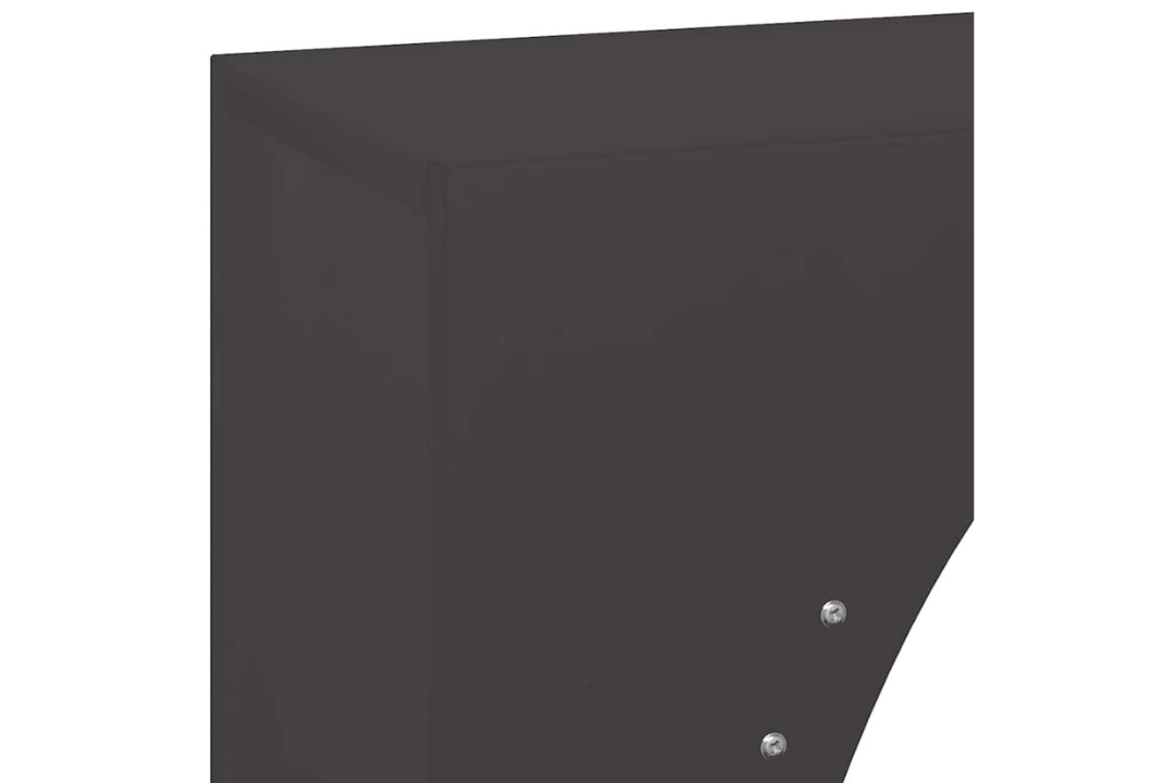 Minimalist Firewood Rack 50 x 23 x 100 cm in Black Made of Cold-Rolled Steel