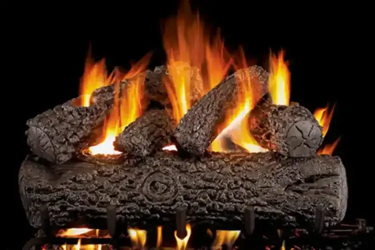 Real Fyre Post Oak 24" Outdoor Vented Gas Log Set with Burner