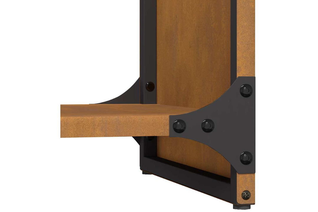 Long-lasting Firewood Rack 40 x 30 x 80 cm Weathering Steel