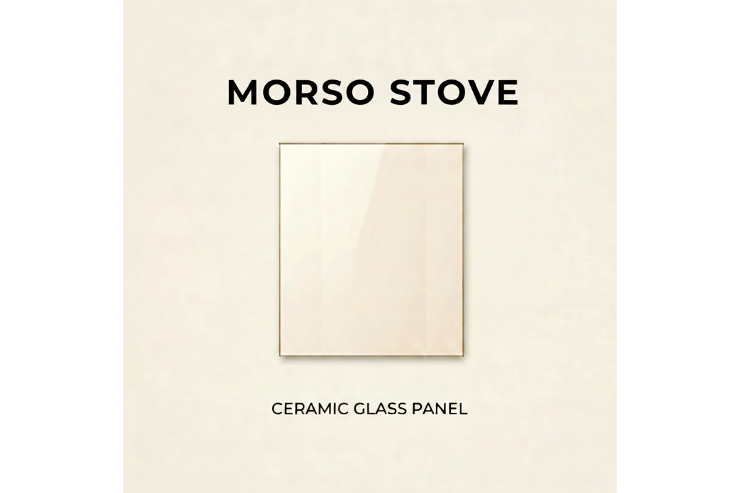 Morso Owl 3410 Ceramic Glass Panel – 13 3/8" x 9 5/8"