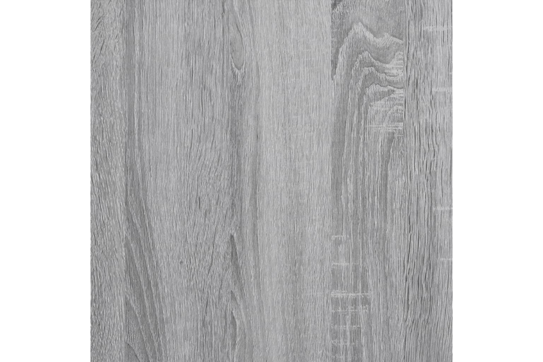 Fireplace Surround 81 x 18 x 82 cm in Gray Sonoma Finish Made of Engineered Wood