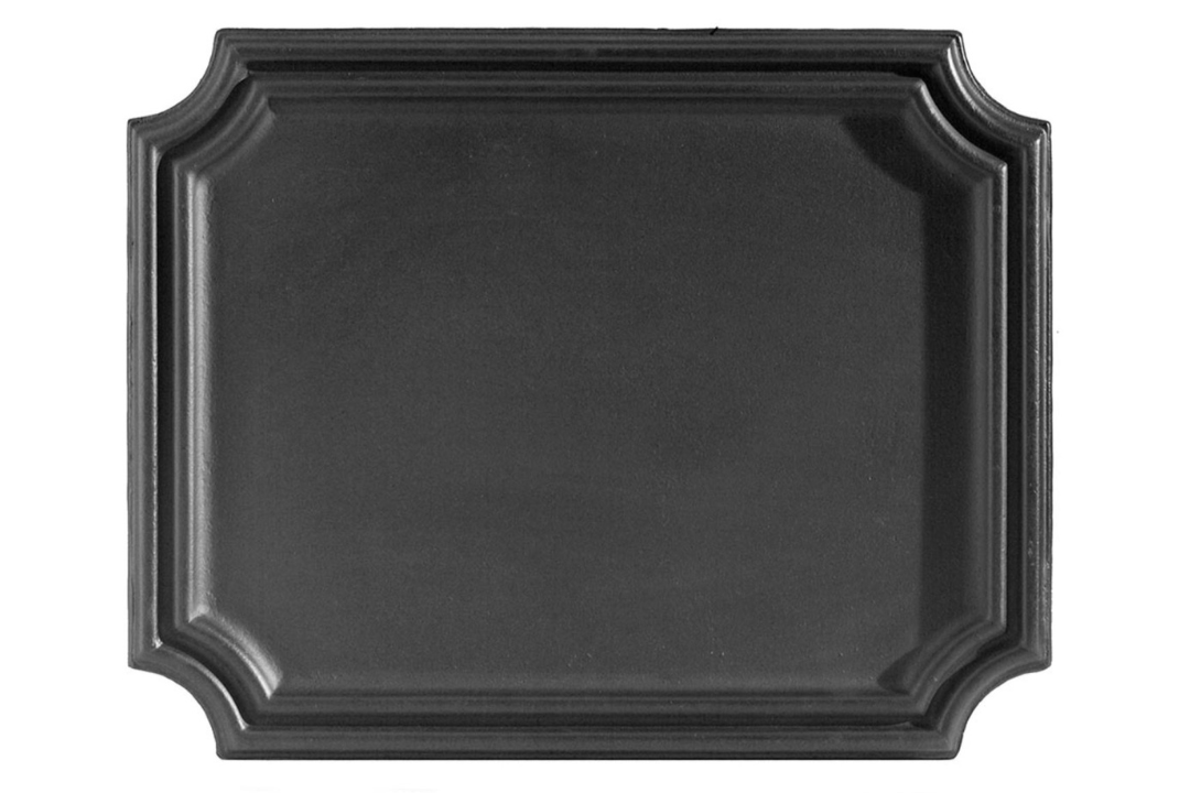 Plain Design Fireback Made of Cast Iron