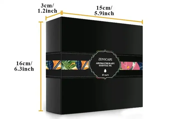 Attractive Box Zen Scape Flower And Fruit Essential Oils - Specs