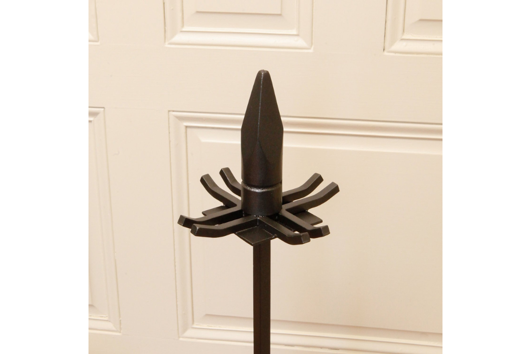 Wright Design Fireplace Tool Set with Textured Solid Handles