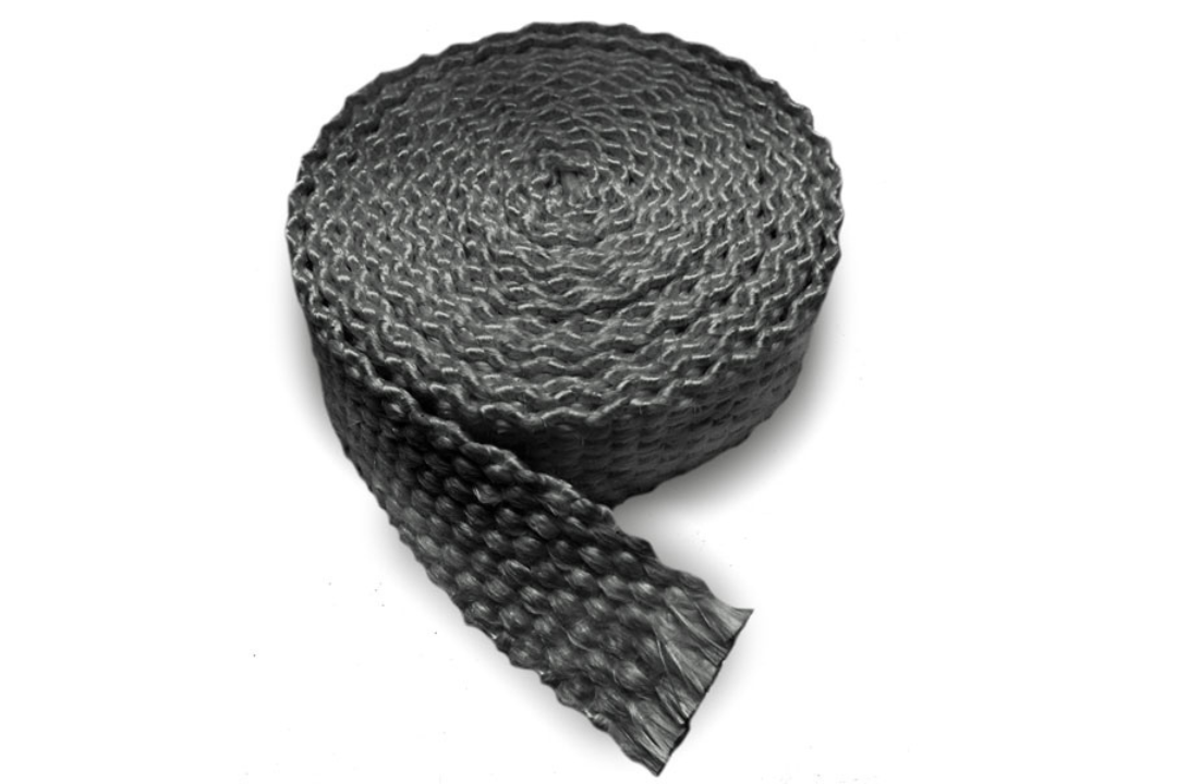 5/8" Flat Wood Stove Tape Gasket In Black | 5 ft and 7 ft