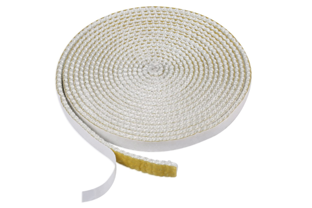 11/16" White Self Adhesive Wood Stove Window Gasket | 5 ft and 7 ft
