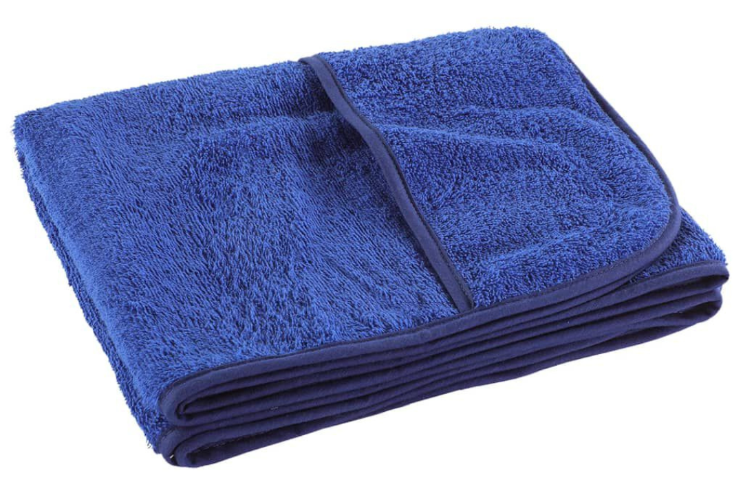 Absorbent Beach Towels 4 pcs – 60 x 135 cm in Royal Blue with 400 GSM Cotton Blend