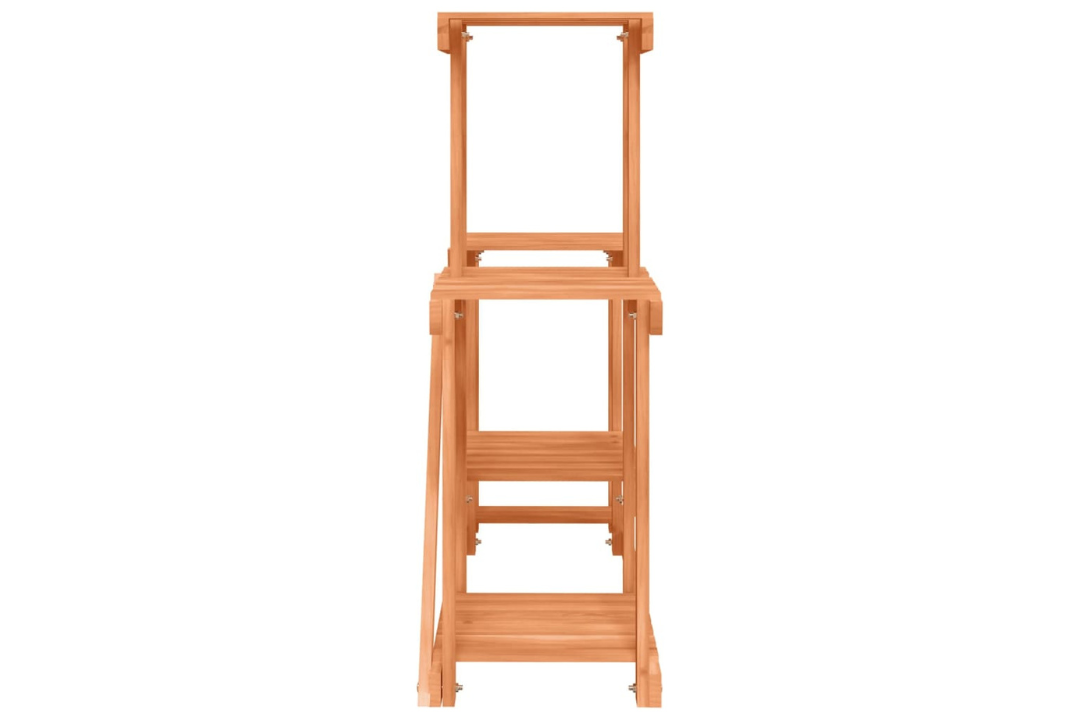 Stylish Solid Wood Fir Flower Stand 90 x 25 x 73.5 cm in Light Brown