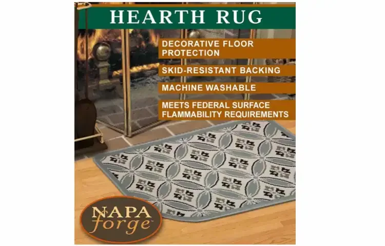 Pilgrim Textured Weave Concentric Hearth Rug Specifications