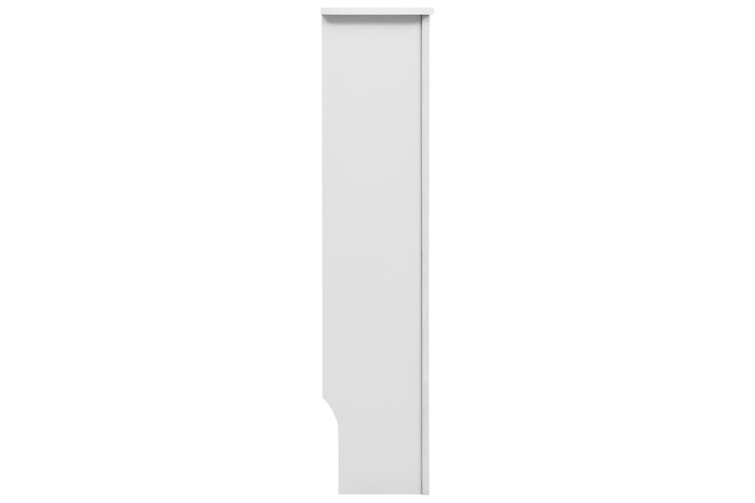 Sturdy Radiator Cover MDF 172 x 19 x 81.5 cm – Modern Slatted Cabinet in White