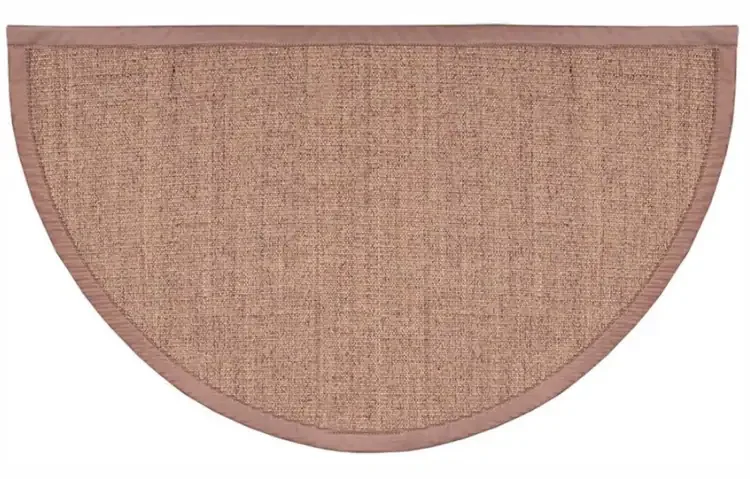 Sunset Red Natural Sisal Fireplace Hearth Rug – 27" x 48" by Goods of the Woods