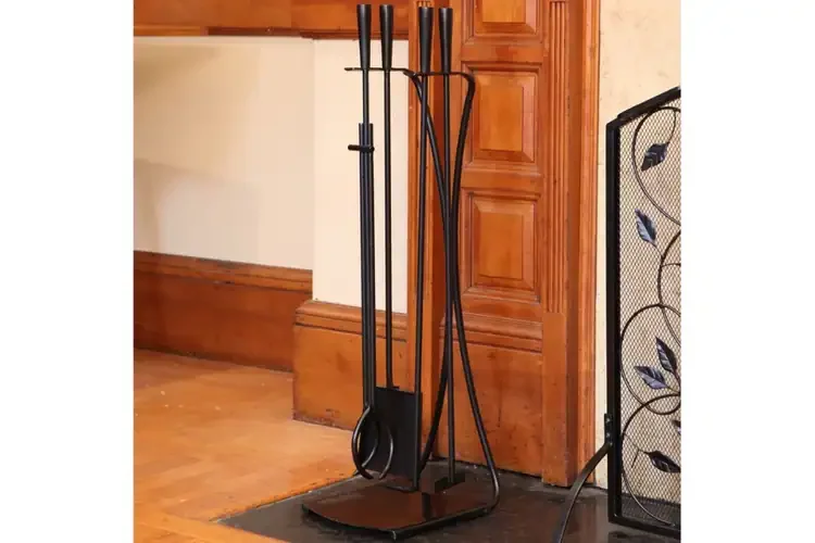 Park Avenue Fireplace Tool Set – Black, Brass & Nickel Finishes