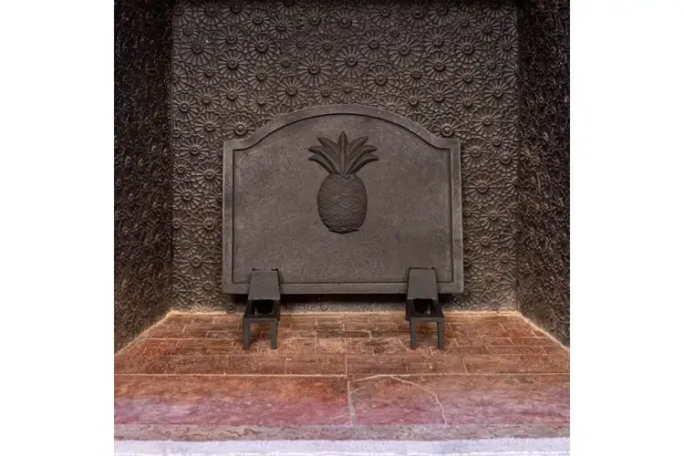 Small Pineapple Cast Iron Fireback