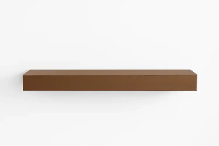 Design Specialties Solar Bronze Powder Coated Steel Mantel Shelf