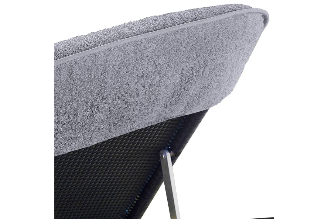 Versatile Beach Towels 4 pcs – 60 x 135 cm in Gray with 400 GSM Cotton Blend