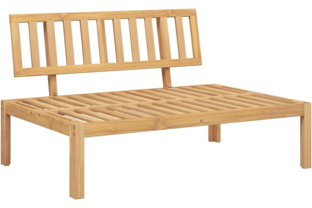 The Acacia Haven – 5-Piece Modular Garden Pallet Sofa Set Middle Sofa with Comfortable Backrests
