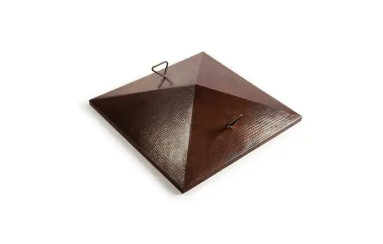 HPC 30" Sedona Square Copper Bowl Fire Pit Cover