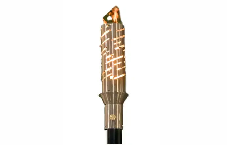 Comet Style Stainless Steel Gas Tiki Torch Head – Elegant Outdoor Lighting