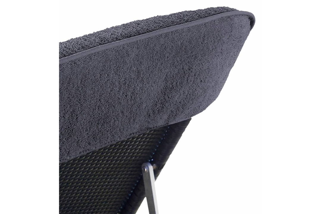 Versatile Beach Towels 4 pcs – 60 x 135 cm in Anthracite with 400 GSM Cotton Blend