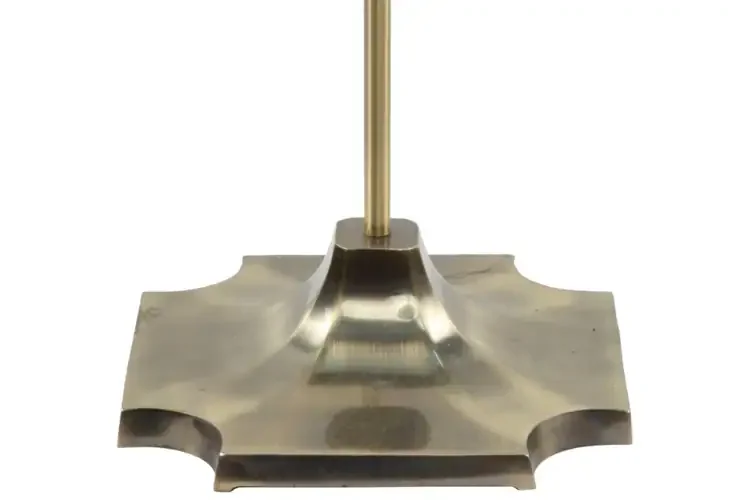 Concord Fireplace Tool Set Base in Antique Brass Finish, Cast & Wrought Iron