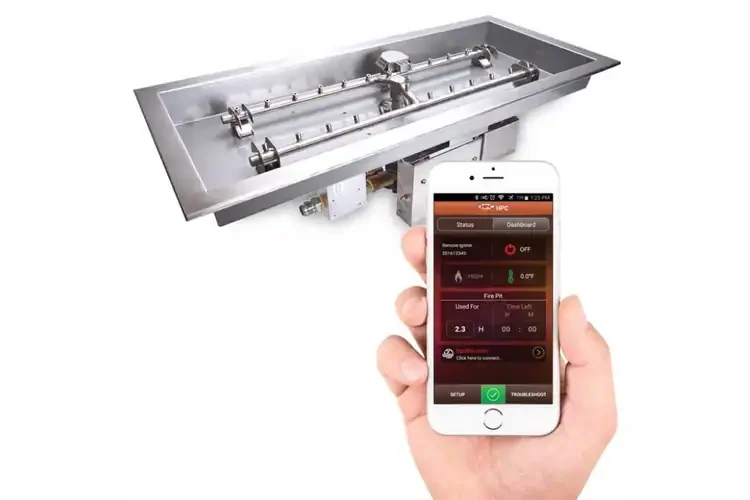 HPC Rectangle H-Burner Inserts Electronic Ignition High Low (Bluetooth App)