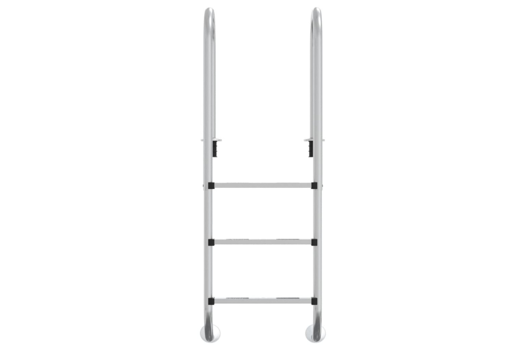 Stylish Pool Ladder 54 x 38 x 158 cm 304 Stainless Steel