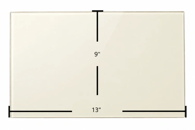 Earth Stove 705 Ceramic Glass Panel – 13" x 9"