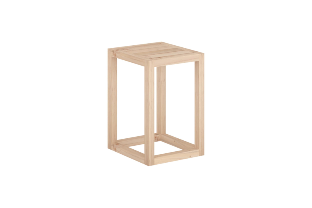 3 Piece Plant Stand Set – Solid Pinewood, Rustic Indoor & Outdoor Display in 50 CM