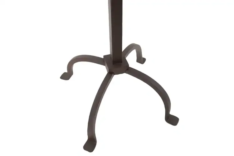 English Country Fireplace Tool Set Stand in Roman Bronze