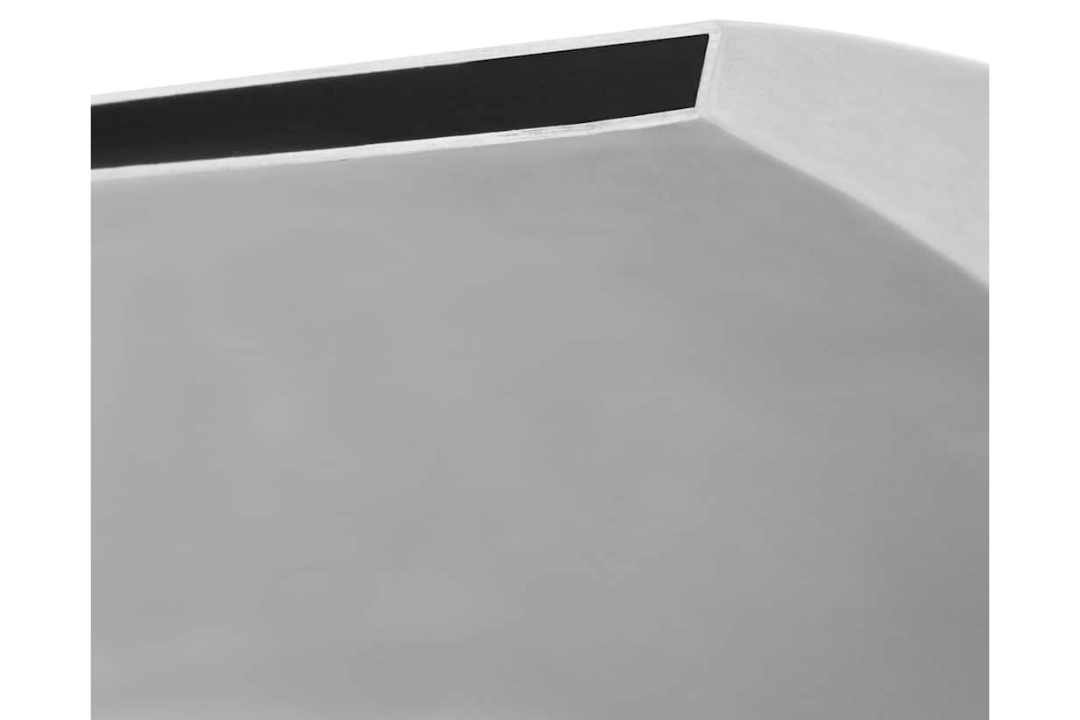 Pool Fountain in Silver Stainless Steel SS 304 in 19.7 x 19.7 x 35.4 in Chlorine-Resistant