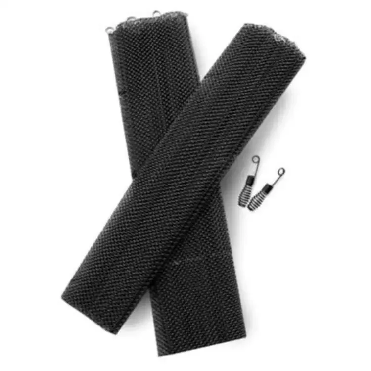 Tow Panels 24" Wide Satin Black Screens