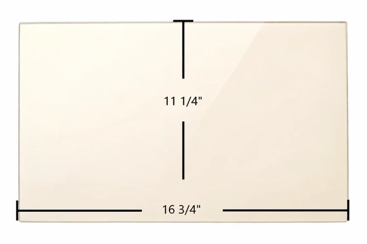 Vogelzang VG2520 Ceramic Glass Panel - 16 3/4" x 11 1/4"