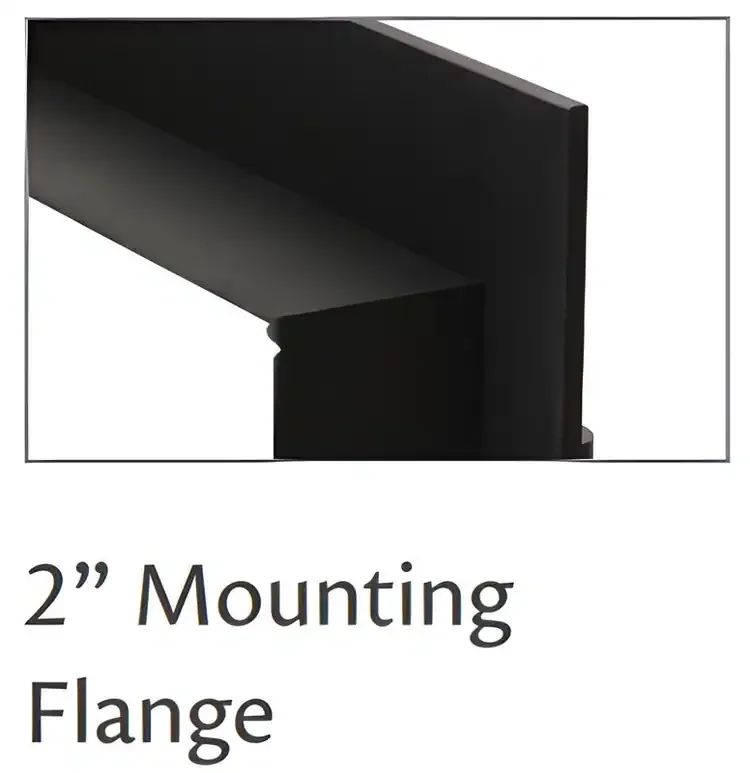 Supreme Air Sealed Fireplace Doors with Ceramic Glass Mounting Flange