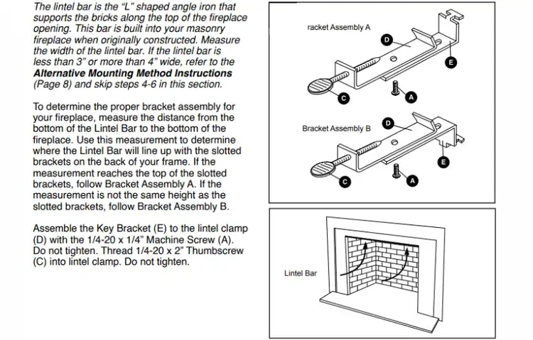 T-Style Lintel Clamp Kit - Assembled and positioning