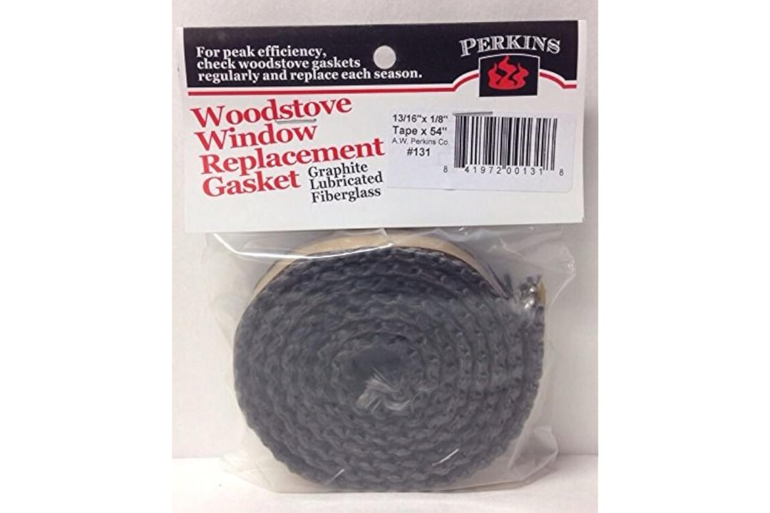 13/16" Black Self-Adhesive Stove Tape Gasket – 54" Precut Flat Seal Pack