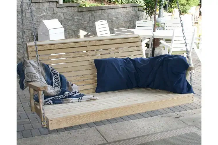 Treated Pine Rollback Swingbed