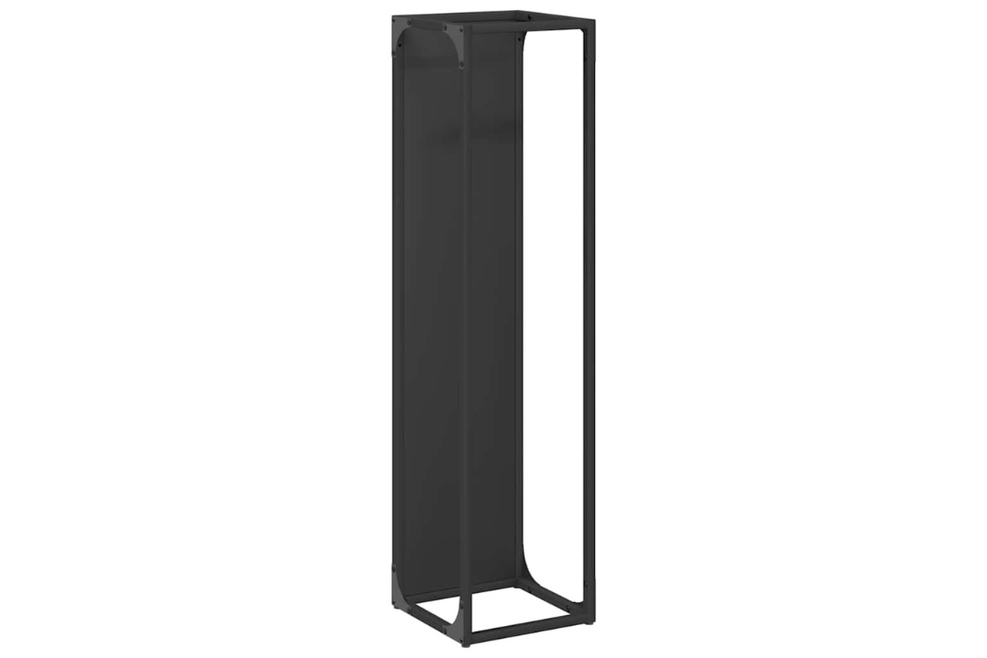 Firewood Rack 25 x 25 x 100 cm in Black