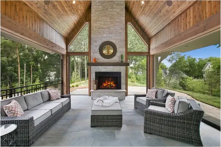 Amantii Traditional Lumina Indoor Outdoor Insert Electric Fireplace