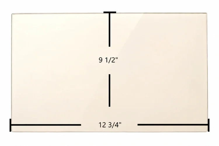 Hearthstone Tribute 8040 Ceramic Glass Panel – 12 3/4" x 9 1/2"